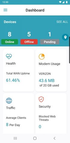 Cradlepoint NetCloud Manager для Android — скриншот 2