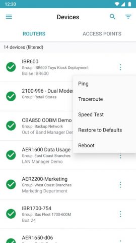 Cradlepoint NetCloud Manager для Android — скриншот 3