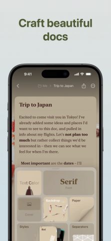 Craft: Docs, Notes, Tasks & AI — скриншот 4