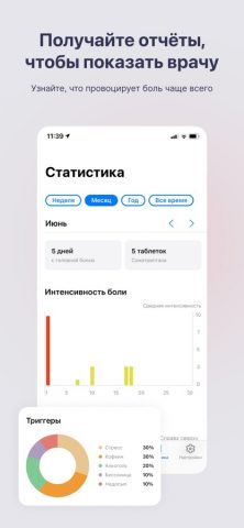 Cranium: Дневник головной боли для iOS — скриншот 3