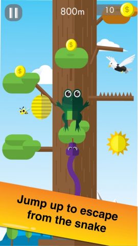 Crazy Frog Jump Tap Escape для iOS — скриншот 1