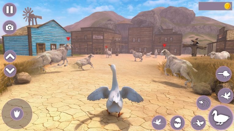 Crazy Goose Family Simulator для Android — скриншот 2