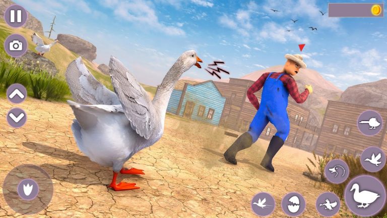 Crazy Goose Family Simulator для Android — скриншот 3