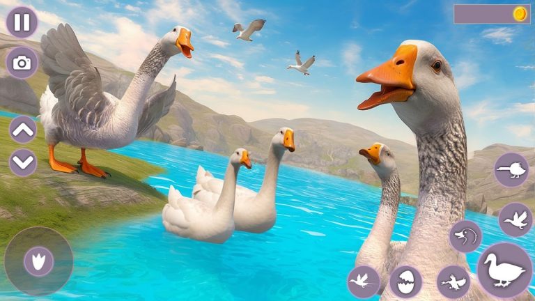 Crazy Goose Family Simulator для Android — скриншот 4