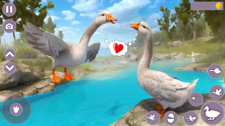Crazy Goose Family Simulator для Android — скриншот 5