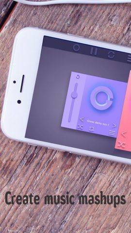 Crossfade DJ-Диджей микшер и ремикс музыки для iOS — скриншот 1