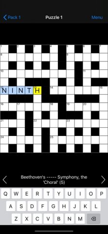 Crossword для iOS — скриншот 4