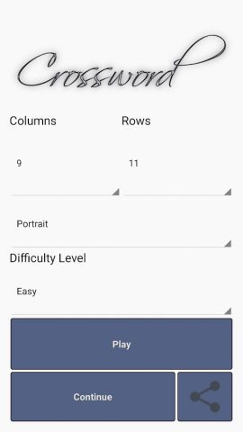 Crossword Puzzle для Android — скриншот 1