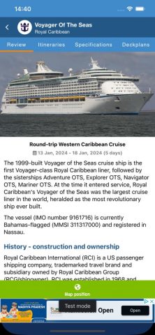 CruiseMapper для iOS — скриншот 3