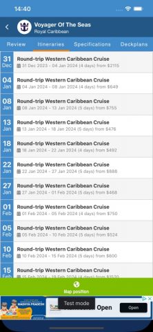 CruiseMapper для iOS — скриншот 5