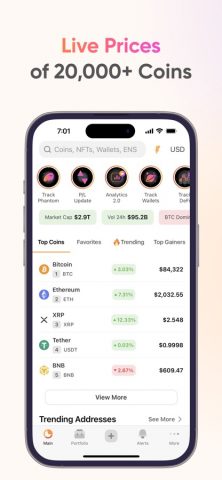 Crypto Tracker — Coin Stats для iOS — скриншот 4