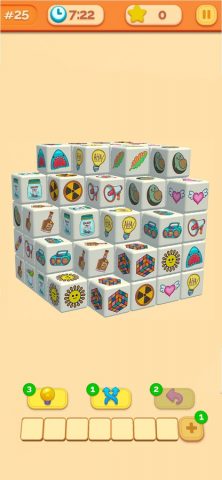 Cube Match 3D: игры на логику — скриншот 1