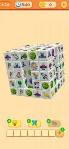Cube Match 3D: игры на логику — скриншот 2