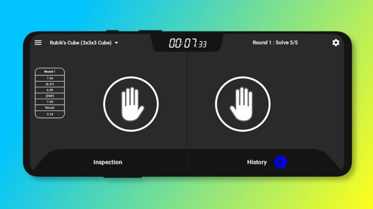 Cube Timer для Android — скриншот 1