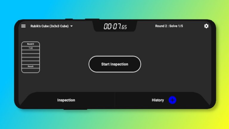 Cube Timer для Android — скриншот 2