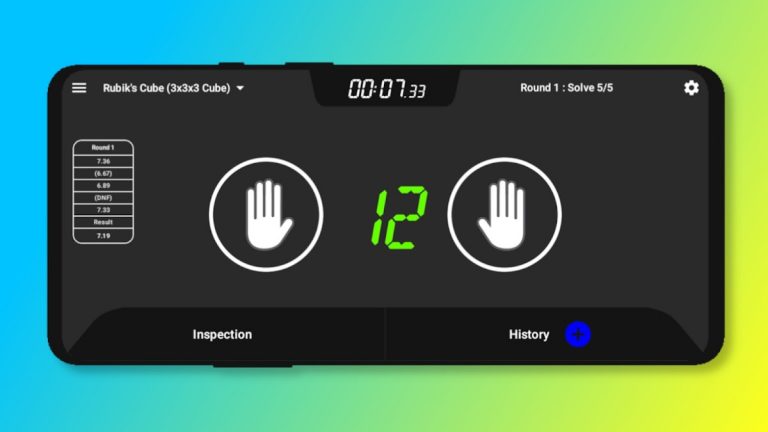 Cube Timer для Android — скриншот 3