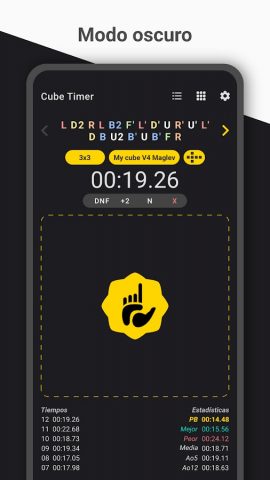 Cube Timer для Android — скриншот 3