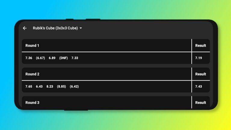 Cube Timer для Android — скриншот 5