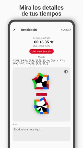 Cube Timer для Android — скриншот 5