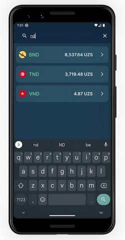 CurrencyUz для Android — скриншот 3