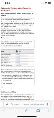 Custom Video Speed for YouTube для iOS — скриншот 1