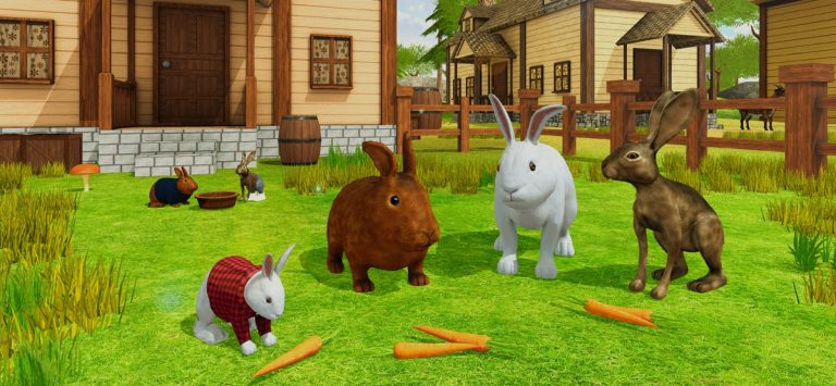 Cute Rabbit Family Adventure для iOS — скриншот 1