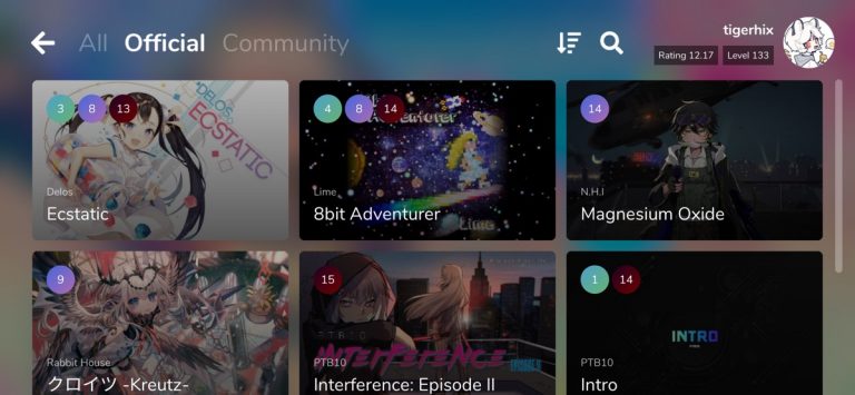 Cytoid для iOS — скриншот 5