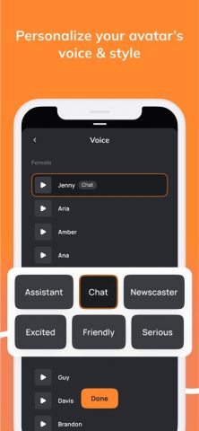 D-ID: AI Video Generator для iOS — скриншот 5