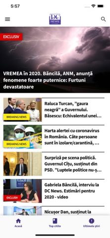 DCNews.ro для iOS — скриншот 1