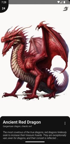 D&D 5e Monster Compendium для Android — скриншот 3