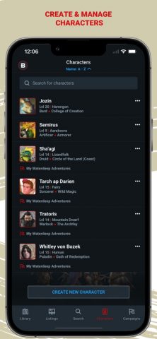 D&D Beyond для iOS — скриншот 2