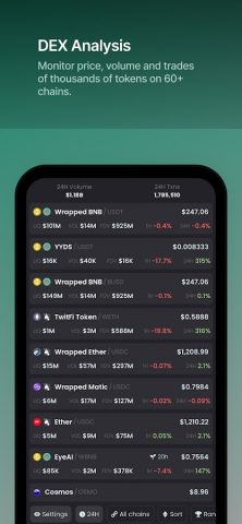 DEX Screener для Android — скриншот 1