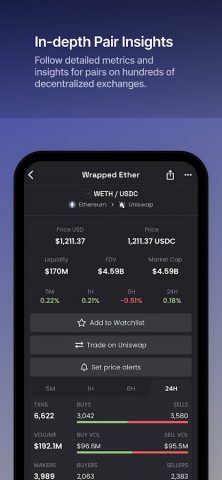 DEX Screener для Android — скриншот 2