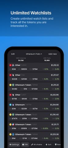 DEX Screener для Android — скриншот 4