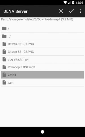 DLNA Server для Android — скриншот 2