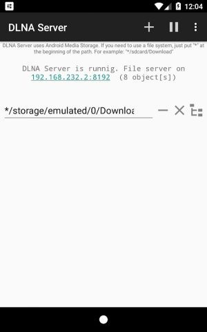 DLNA Server для Android — скриншот 3