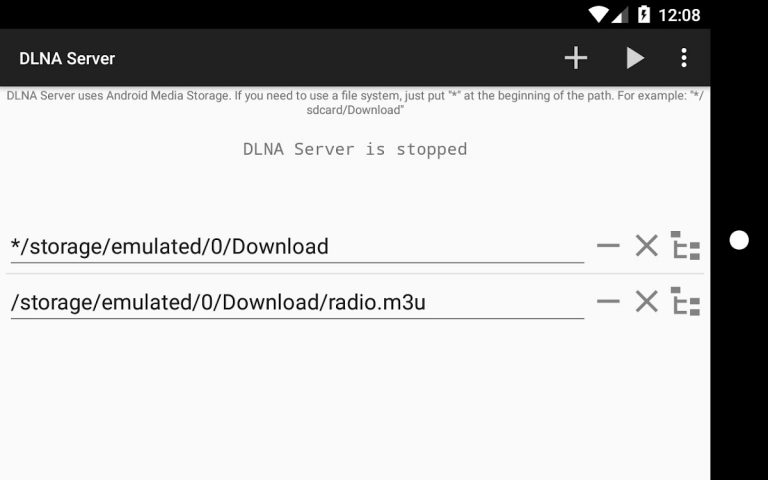 DLNA Server для Android — скриншот 5