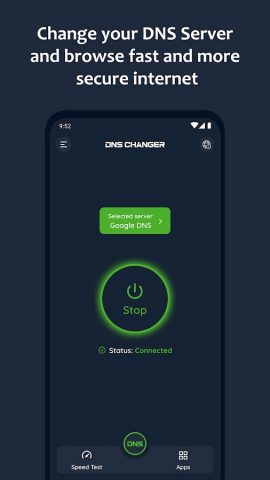 DNS Changer — IPv4 & IPv6 для Android — скриншот 1