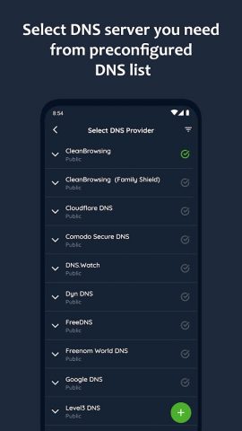 DNS Changer — IPv4 & IPv6 для Android — скриншот 2