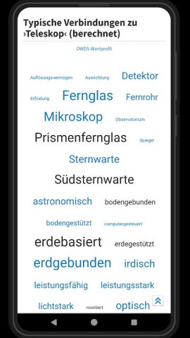 DWDS для Android — скриншот 4
