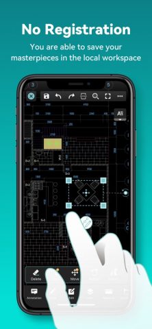 DWG FastView-CAD design viewer для iOS — скриншот 4