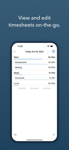 Daily – Hours & Time Tracker для iOS — скриншот 1