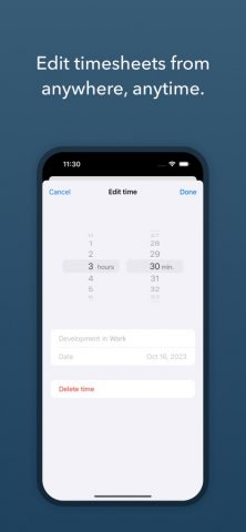 Daily – Hours & Time Tracker для iOS — скриншот 5