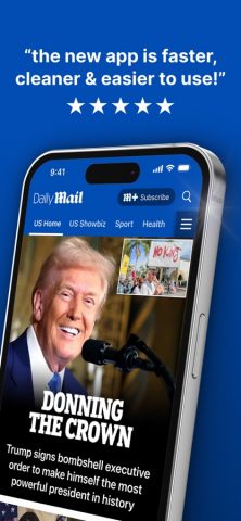 Daily Mail: Breaking News для iOS — скриншот 1
