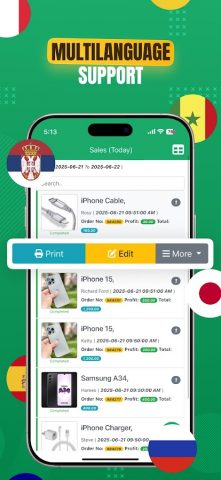 Daily Sales Record для Android — скриншот 3