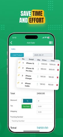Daily Sales Record для Android — скриншот 5