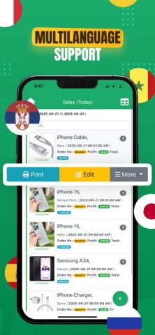 Daily Sales Record — POS, CRM для iOS — скриншот 3
