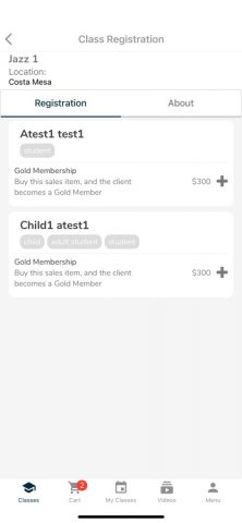 Dance Studio Manager для iOS — скриншот 5