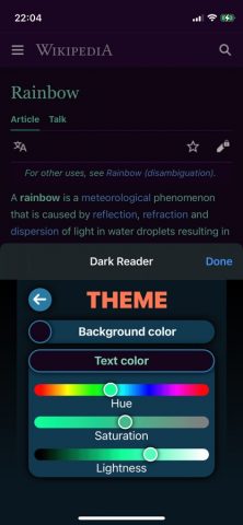 Dark Reader for Safari — скриншот 5
