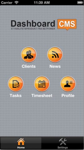 Dashboard для iOS — скриншот 1